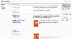 Desktop Screenshot of moodle.dresden.us